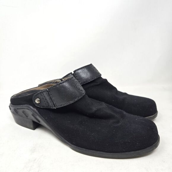 ARIAT Black Ankle Clog Slip On Mule Womens 8.5 Casual Comfort Slingback - Picture 1 of 11